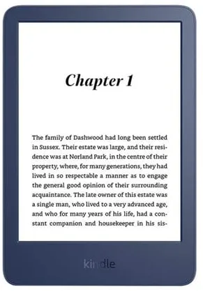 Amazon Kindle 16GB - Denimblau (Werbeunterstützt)